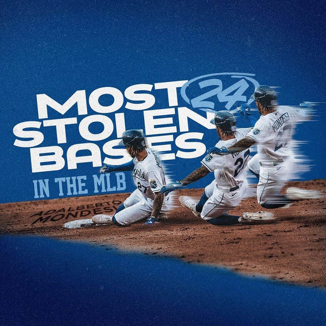 カンザスシティ・ロイヤルズさんのインスタグラム写真 (カンザスシティ・ロイヤルズInstagram)「He’s a freak. He’s the fastest kid alive. 💨