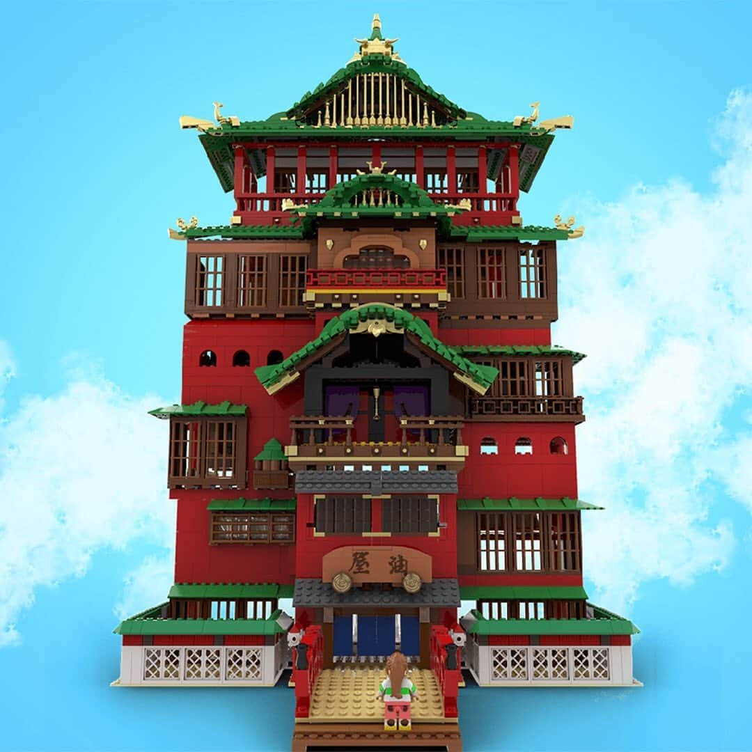 HYPEBEASTさんのインスタグラム写真 - (HYPEBEASTInstagram)「#hypeAF: Studio Ghibli fan, @legotruman has immortalized the 'Spirited Away' Bathhouse for a @lego IDEAS Bid. The 2,600 piece set includes minifigures like No-Face, Chihiro, human and dragon Haku, Yubaba, Kamajī, and the Radish Spirit. The prototype design features the structure’s exterior in front and moveable LEGO recreations of eight famous scenes at the back, such as Kamajī and his Sootballs in the boiler room, Chihiro’s first interaction with the Radish Spirit, and more. The prototype set currently has 1,020 supporters and needs 10,000 to be reviewed by LEGO and possibly released in mass production. Head over to the official LEGO IDEAS website to support the project.⁠⠀ Photo: LEGO」9月29日 4時00分 - hypebeast