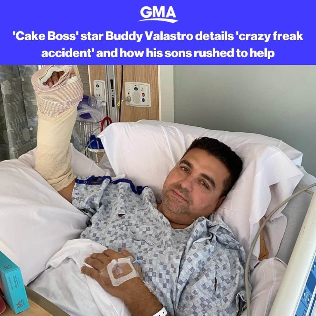 Good Morning Americaさんのインスタグラム写真 - (Good Morning AmericaInstagram)「As the "Cake Boss" star recovers from "a crazy freak accident" involving a bowling pinsetter that impaled his dominant hand, Buddy Valastro said his fans, family and doctors have touched his heart with their outpouring of support and prayers. See more at LINK IN BIO.」9月29日 4時00分 - goodmorningamerica