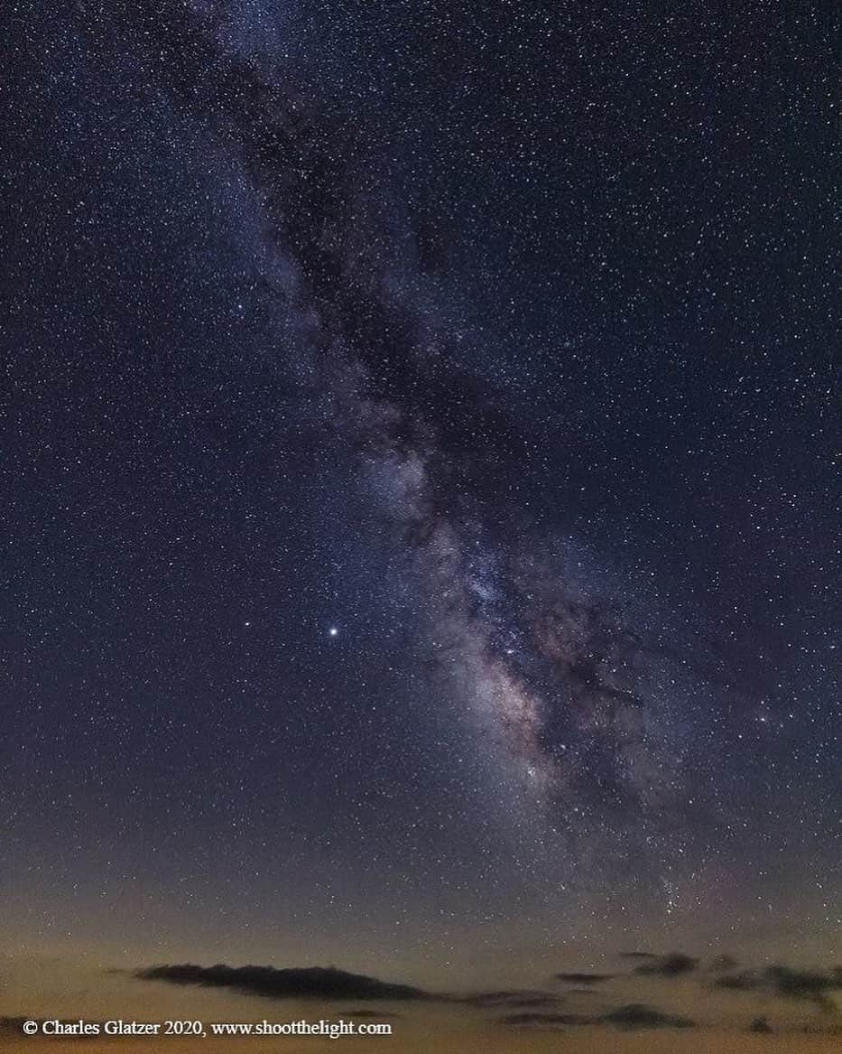 CANON USAさんのインスタグラム写真 - (CANON USAInstagram)「Photo by #CanonExplorerOfLight @charlesglatzer "This image was taken on a moonless night atop the Blue Ridge Pkwy (Cowee overlook), NC. I used a 'Night Sky' filter to help reduce the artificial ambient light and extract detail in the night sky.   To ensure I do not have any star streaking in my image with high megapixel cameras, I divide my focal length into 400, instead of the typical 500. 400 / focal length (20mm) = 20 sec.   Additionally, with the EOS R5 you can depress the magnify button once for 6x, twice for 15x in the viewfinder or on the rear LCD screen for critical focus. I find it is best to manually focus and tape the focus ring to make sure it does not shift while shooting."   Camera: #Canon EOS R5 Lens: EF 16-35mm f/2.8L III USM + EF-RF Adapter  Aperture: f/2.8 ISO: 6400 Shutter Speed: 20 sec Focal Length: 16mm」9月29日 4時56分 - canonusa