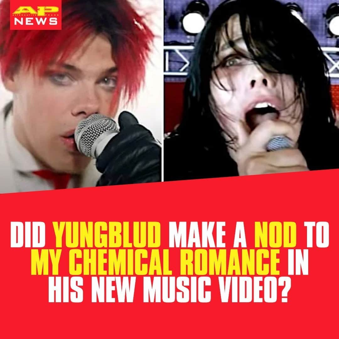 Alternative Pressさんのインスタグラム写真 - (Alternative PressInstagram)「We’re getting some major @gerardway vibes from @yungblud in the “god save me, but don’t drown me out” music video⁠ LINK IN BIO⁠ .⁠ .⁠ .⁠ #yungblud #gerardway #godsavemebutdontdrownmeout #imnotokay #imnotokayipromise #altpress #alternativepress」9月29日 5時35分 - altpress