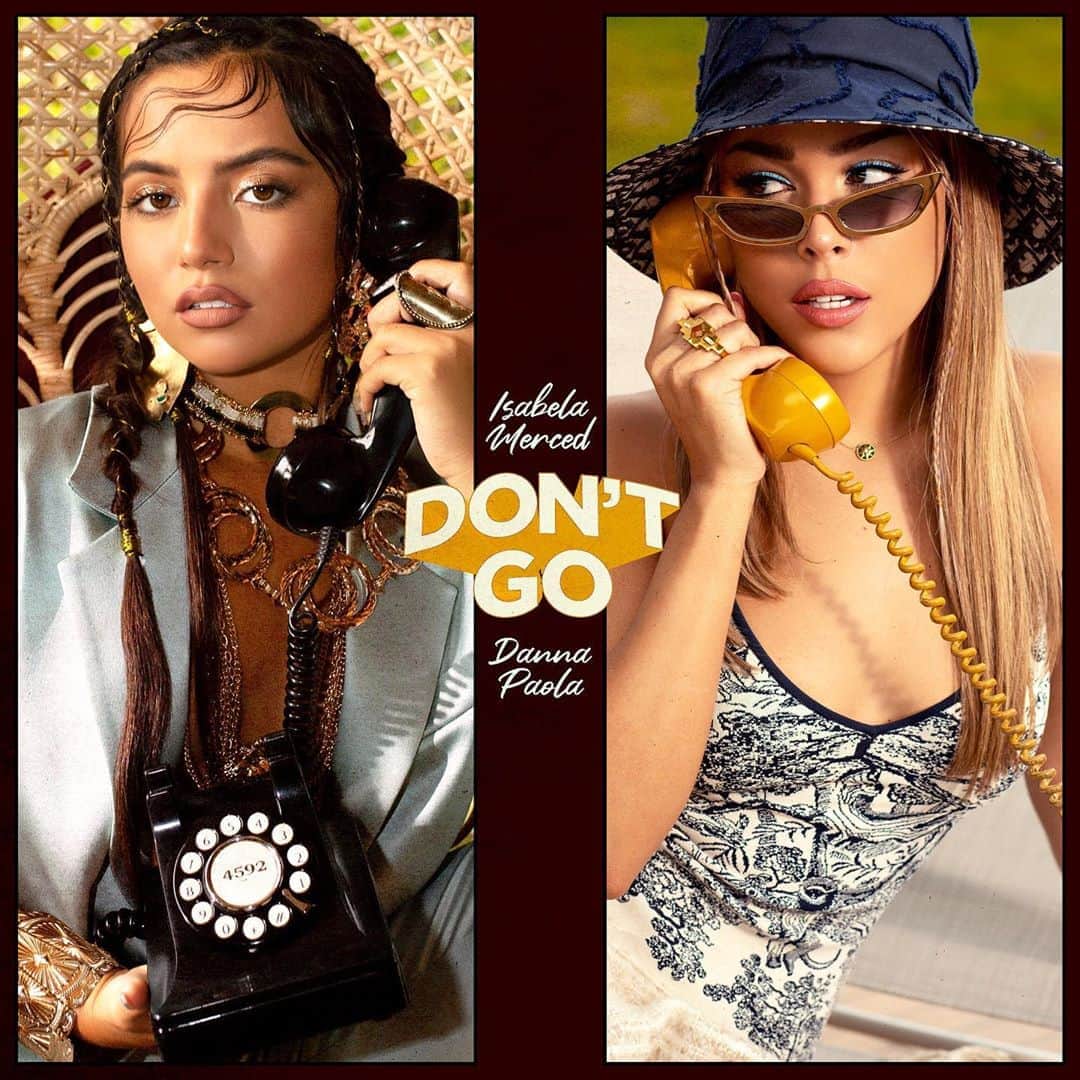 Danna Paolaさんのインスタグラム写真 - (Danna PaolaInstagram)「-Hello??? 💋☎️  #DontGo w/@isabelamerced is out this Friday! pre-save ❤️」9月29日 8時11分 - dannapaola