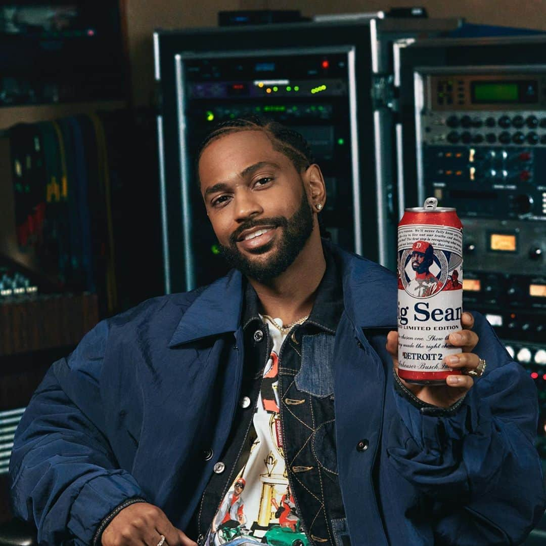 ビッグ・ショーンさんのインスタグラム写真 - (ビッグ・ショーンInstagram)「Detroit 2 x @budweiserusa 🤯🌹🌍🤞🏾❤️ only available in Detroit for a limited time! No Sleeps #BigseanxBudweiser #Detroit2」9月29日 8時35分 - bigsean