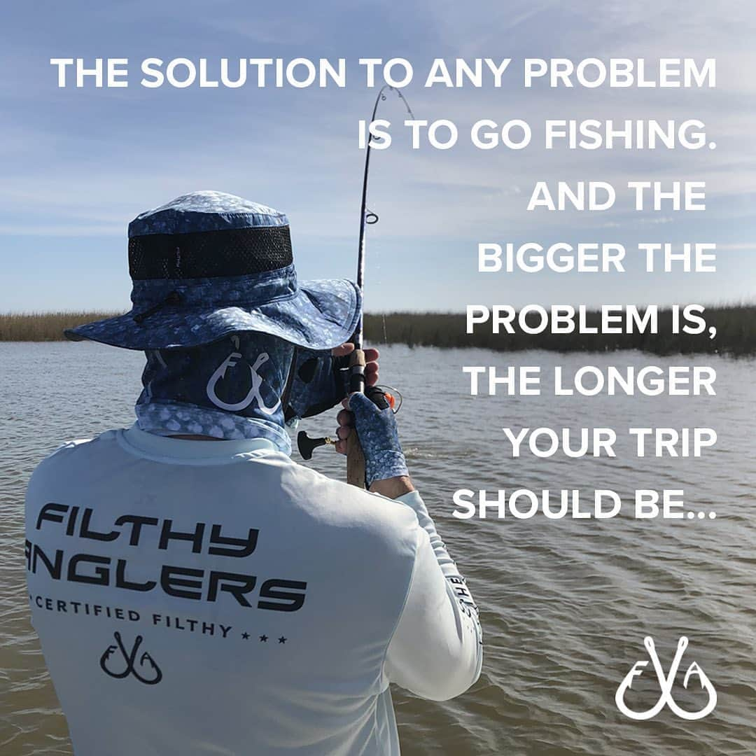 Filthy Anglers™さんのインスタグラム写真 - (Filthy Anglers™Instagram)「Have we posted a statement that is more true than this?? I’m going to say no. For many of us fishing is our medication or drug of choice, with only positive side effects. If your guy or gal says they need to fish, let them. I promise you they will come home a better person with a better state of mind. Tag someone or share this with someone who needs to hear this. Fish when you need to fish, selfishly but more importantly to better yourself if need be, we’re not judging you I promise - www.filthyanglers.com #motivationmonday #bassfishing #angler #motivation #nature #filthyanglers #bassfishing #fish #medication #stress #relief #getfilthy #bassmaster」9月29日 8時36分 - filthyanglers