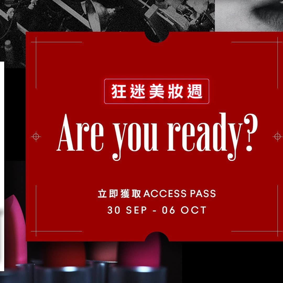 M·A·C Cosmetics Hong Kongさんのインスタグラム写真 - (M·A·C Cosmetics Hong KongInstagram)「ARE YOU READY？😍 #狂迷美妝週 聽日正式啟動！各位眼光獨到嘅彩妝買手你哋準備好未！我哋已經為你準備好3重狂迷驚喜，一連7日送上✨明星產品買1送1，✨$150 Cash Coupon，✨購物滿指定金額仲可以額外獲得更多正裝禮品！ 仲等？即刻到IG BIO LINK登記獲得美妝週ACCESS PASS，盡情入手啦！  #MACHONGKONG #狂迷美妝週  ARE YOU READY?😍 M·A·C Beauty Week is starting tomorrow! You must regret if you miss the chance! We will be bringing you 3 BEAUTY STEALS, ✨BUY 1 GET 1 for our best-sellers, ✨$150 Cash Coupon, also ✨Receive free full-size products upon spending a specific amount! What are you waiting for? Register via IG Bio Link NOW to get your Access Pass!」9月29日 19時03分 - maccosmeticshk