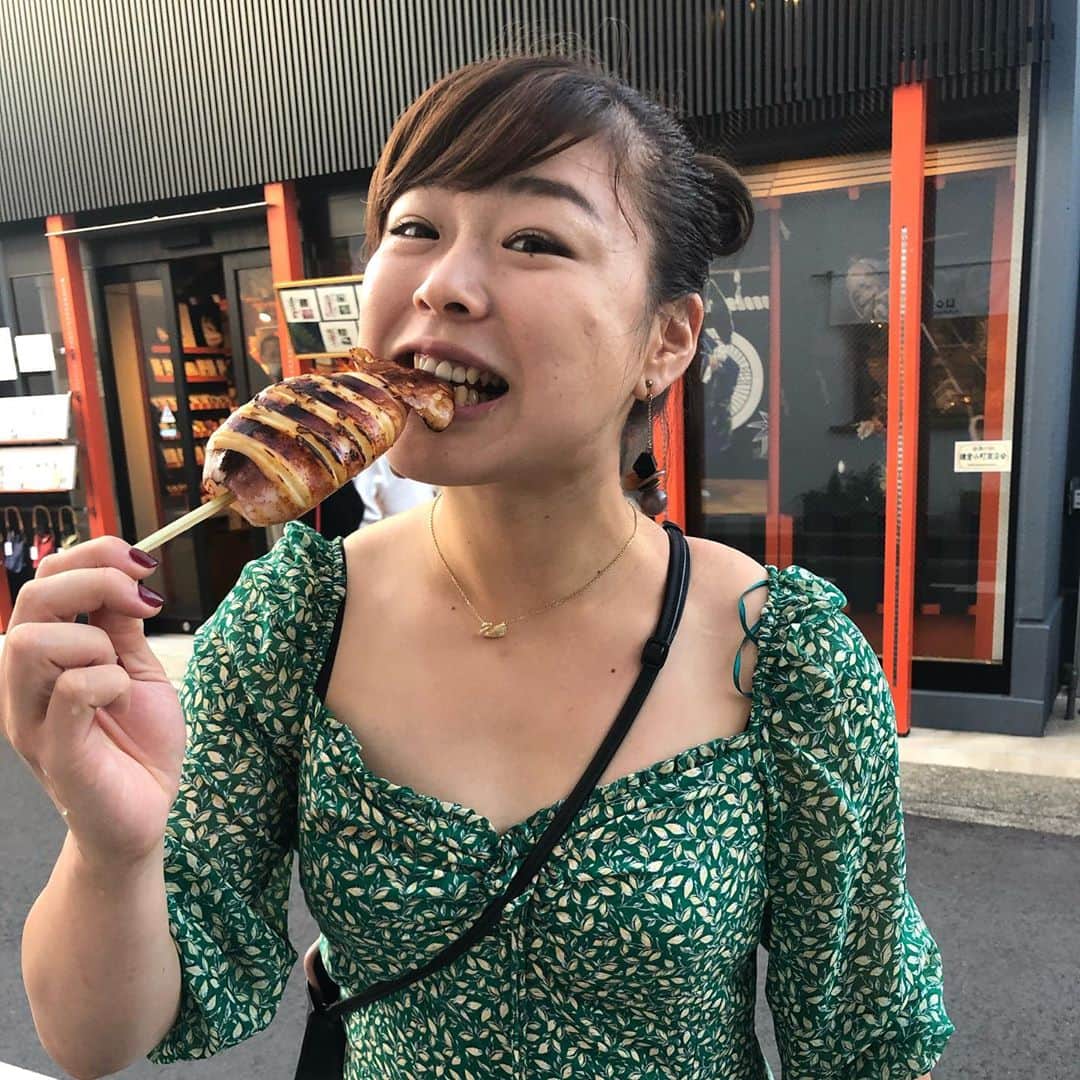 植草歩さんのインスタグラム写真 - (植草歩Instagram)「食べ物🦑か空手🥋かトレーニング🏋🏻‍♂️しか 載せてない気がする🍙(　˙༥˙　)」9月29日 19時42分 - ayayumin0725