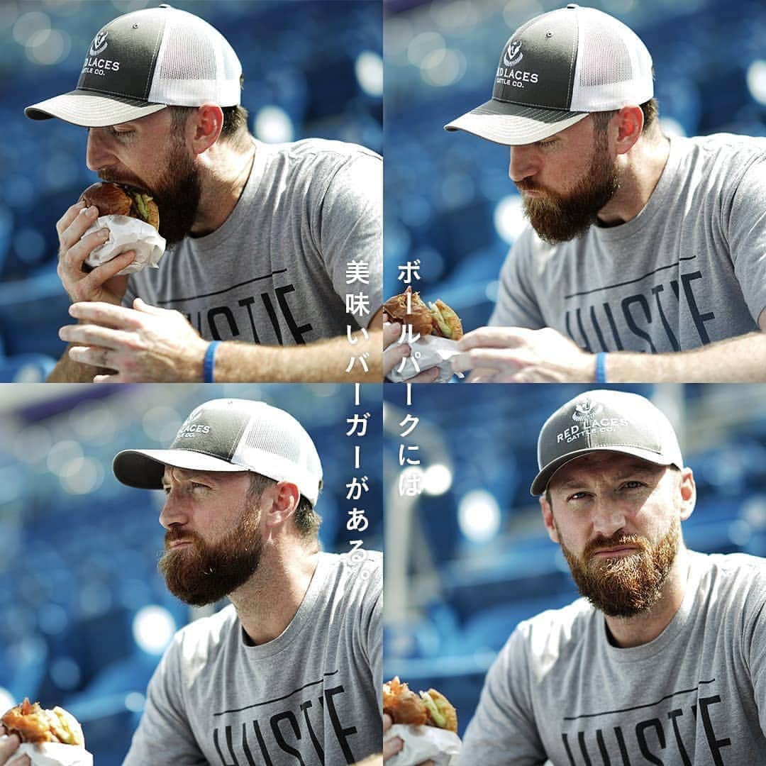 横浜DeNAベイスターズさんのインスタグラム写真 - (横浜DeNAベイスターズInstagram)「. 『BALLPARK BURGER &9』がオープン！ . グルメバーガーの名店「FIRE HOUSE」と共同開発したハンバーガーが味わえるハンバーガーショップ『BALLPARK BURGER &9』がついに本日横浜公園内にオープン！ . 選手たちも撮影後にもうひとつ注文しちゃうほど、一度食べればその味に満足すること間違いなし！ . バーガー商品をお買い上げいただいた方には、#パットン 選手、#エスコバー 選手、#ソト 選手がバーガーを頬張るオリジナルステッカーもプレゼント！ . ※配布数量に達し次第、終了となります ※バーガー商品1つお買い上げにつき1枚。種類はランダムで配布いたします . #BALLPARKBURGER  #baystars」9月29日 11時11分 - baystars_official