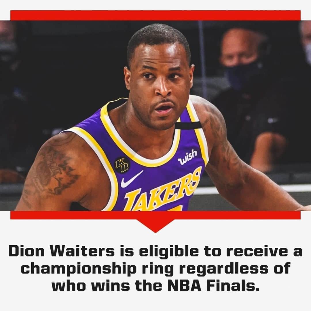 espnさんのインスタグラム写真 - (espnInstagram)「Dion played his cards perfectly 🤣 Even if the Lakers lose, he could still receive a ring at Miami's discretion since he started the season with the Heat. (via @nbaonespn)」9月29日 11時18分 - espn