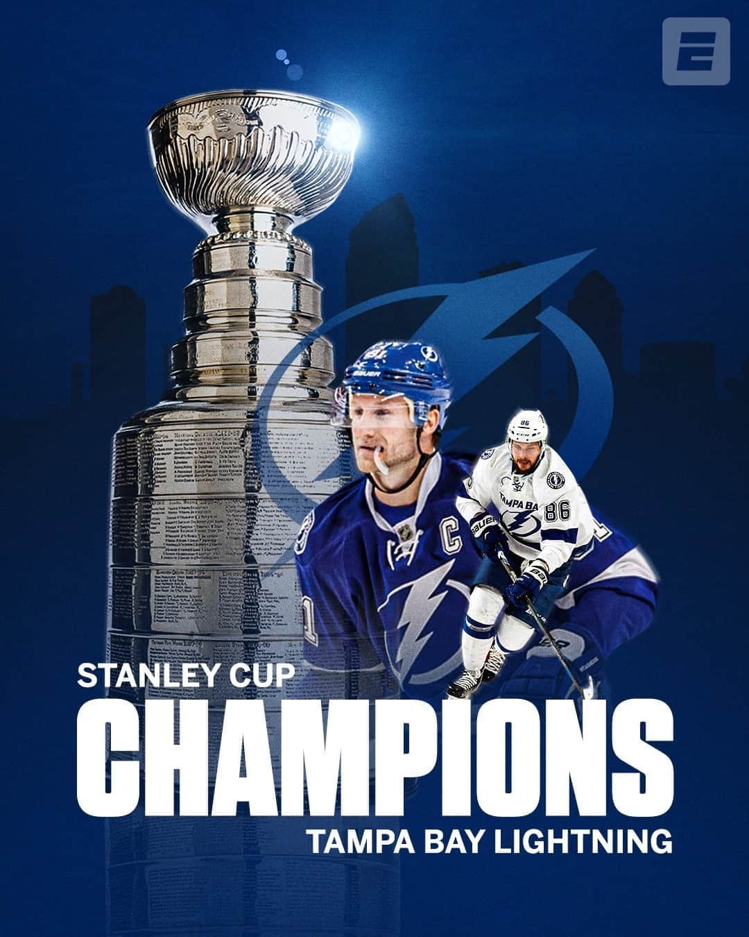 espnさんのインスタグラム写真 - (espnInstagram)「LIGHTNING WIN ⚡️🏆 The #StanleyCup has a new home in Tampa!」9月29日 11時50分 - espn