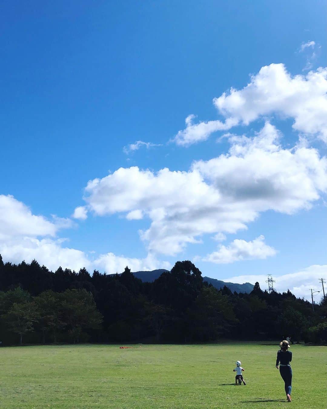 のインスタグラム：「甥っ子ちゃんと妹と公園🏍」