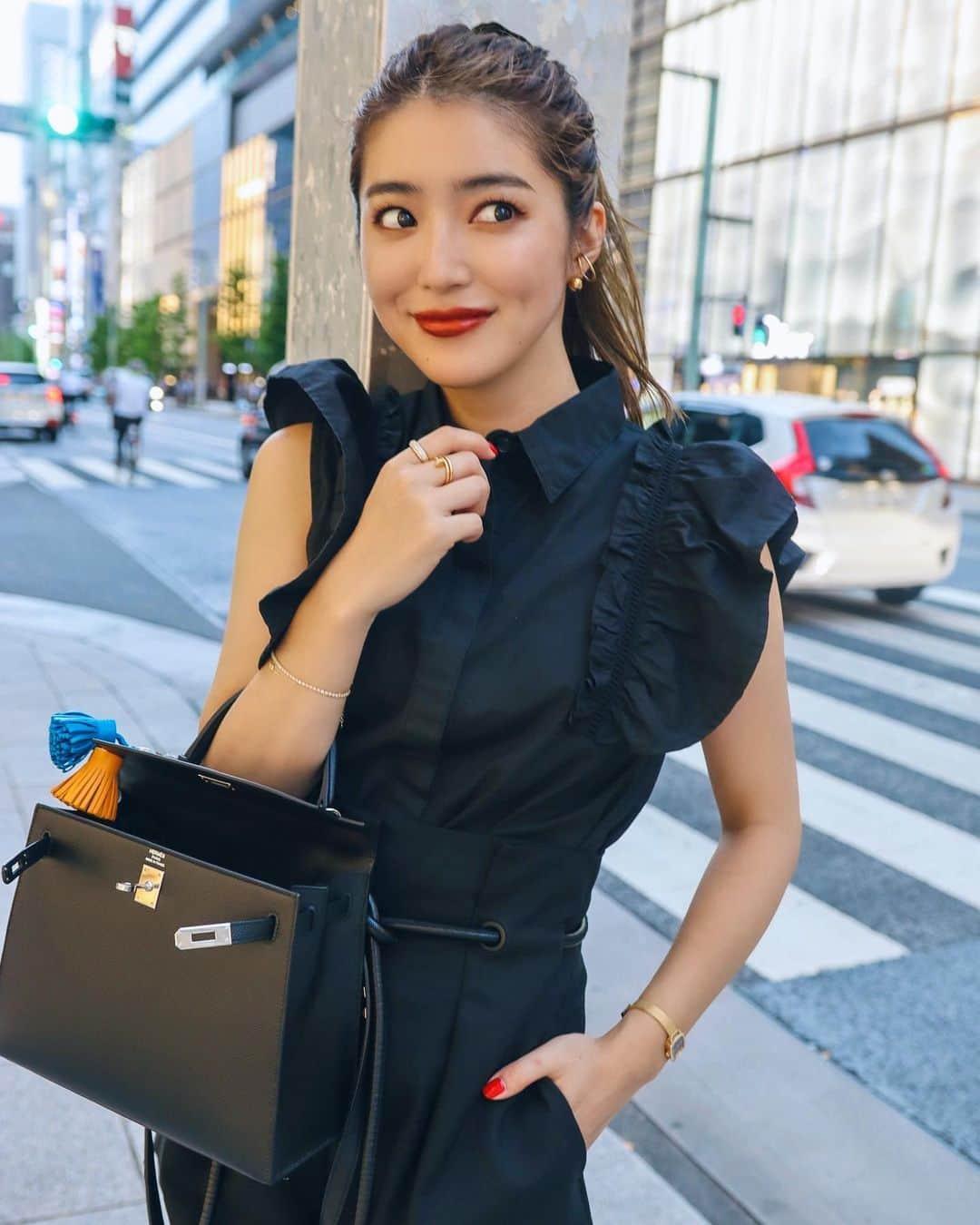 大口智恵美さんのインスタグラム写真 - (大口智恵美Instagram)「ブラックコーディネート🤍  #outfit #love #fashion #instagood」9月29日 13時27分 - chemiiiii