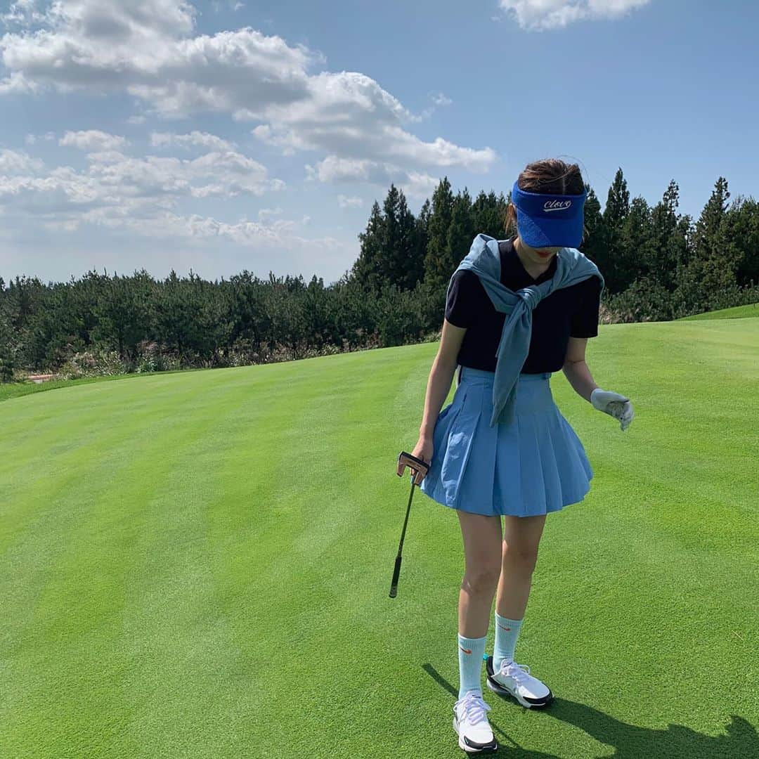 チャ・ジョンウォンさんのインスタグラム写真 - (チャ・ジョンウォンInstagram)「⛳️☺️」9月29日 16時21分 - ch_amii