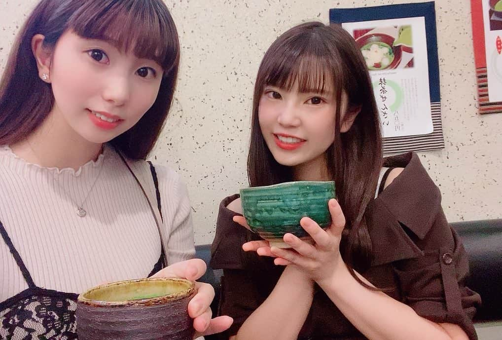 宮里ゆりはさんのインスタグラム写真 - (宮里ゆりはInstagram)「. きゃわい子ちゃんと🍵💓 この前にハンバーグも🍽 たくさん話せて楽しかったです🌸  #紗月めい ちゃん #抹茶#かき氷」9月29日 17時42分 - yuriha_miyazato