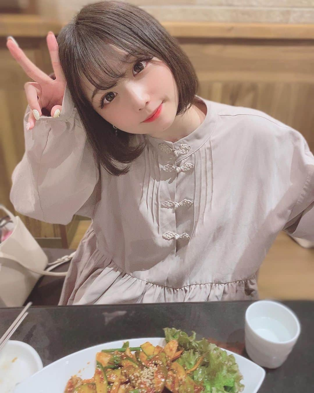 小山ひなさんのインスタグラム写真 - (小山ひなInstagram)「韓国料理ひさしぶりにたべたら最高だった」9月29日 18時12分 - hina__kmyd