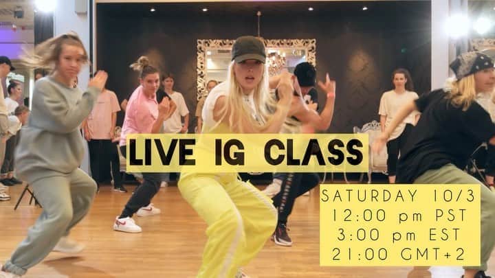 Nika Kljunのインスタグラム：「🚨‼️🎉 ATTENTION 😜‼️🚨You want it, you got it! 💁🏼‍♀️THIS SATURDAY, AT 12PM PST ⏰ , I will be teaching this choreo during a FREE class, right here, on Instagram Live 📲! #PopStar . I’m so happy that so many if you guys said that you wanted to learn this combo 😁. Well, ask and you shall receive! 😛 Make sure to stretch, & to have your water and your ENERGY 🔋 ready, cause we are going to daaaance! ⚡️💃🏼 . I absolutely love connecting with you all for these live classes 👱🏻‍♀️🥰. I cannot wait to dance with YOU! 💪🏼 . See you then! 😄 Don’t forget to check your corresponding time zone, to make sure you don’t miss out! (12pm PST • 3pm EST • 9pm GMT+2) ✨✨✨ . #nikakljun #nikakljunchoreography #dance #liveclass #iglive #freedance #freedanceclass #freeclass #training #dancevideos #onlinetraining #drake #popstar #dancewithme #international #hiphop #ilovewhatido」