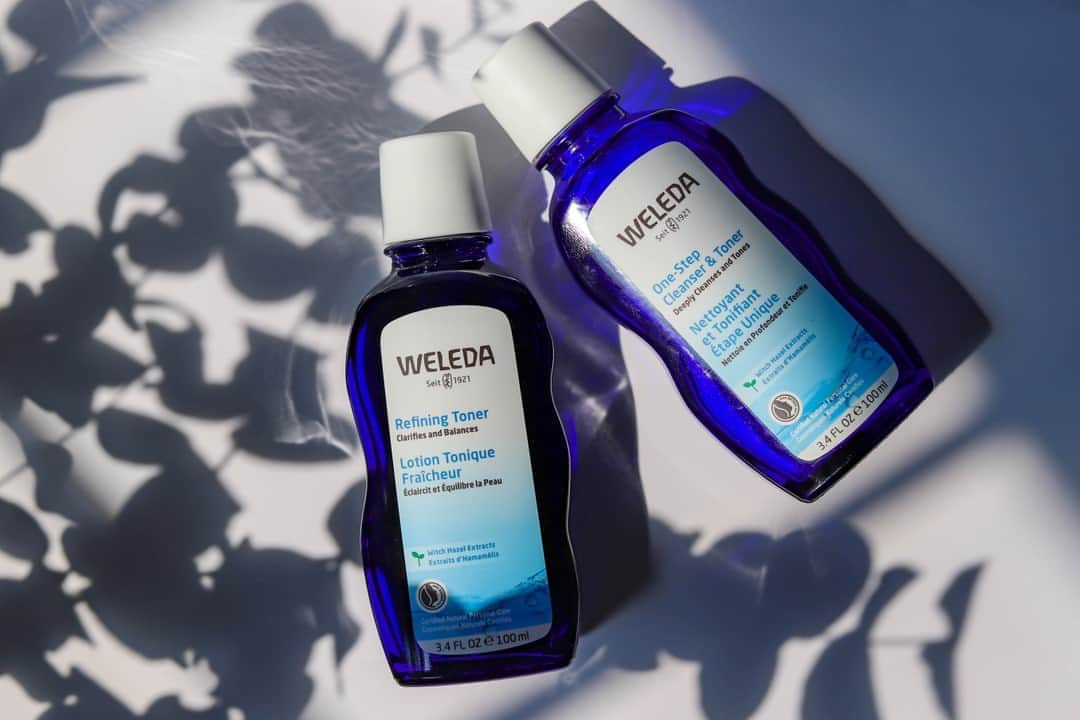 Weledaのインスタグラム：「Did you know we carry two types of Toners? 🌿 Our One-Step Cleanser & Toner is the perfect double-duty product and our Refining Toner refines and clarifies all skin types! #WeledaSkin」