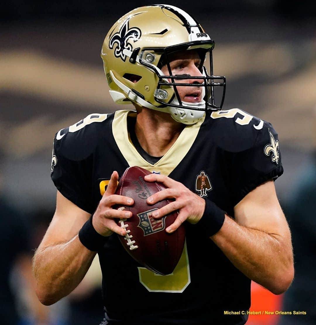 ニューオーリンズ・セインツさんのインスタグラム写真 - (ニューオーリンズ・セインツInstagram)「Drew Brees has now passed for at least three touchdowns in 94 games, surpassing Peyton Manning (93) and joining Tom Brady (94) for most such games in #NFL history ⚜️⁠ ⁠ #Saints」9月29日 22時01分 - saints