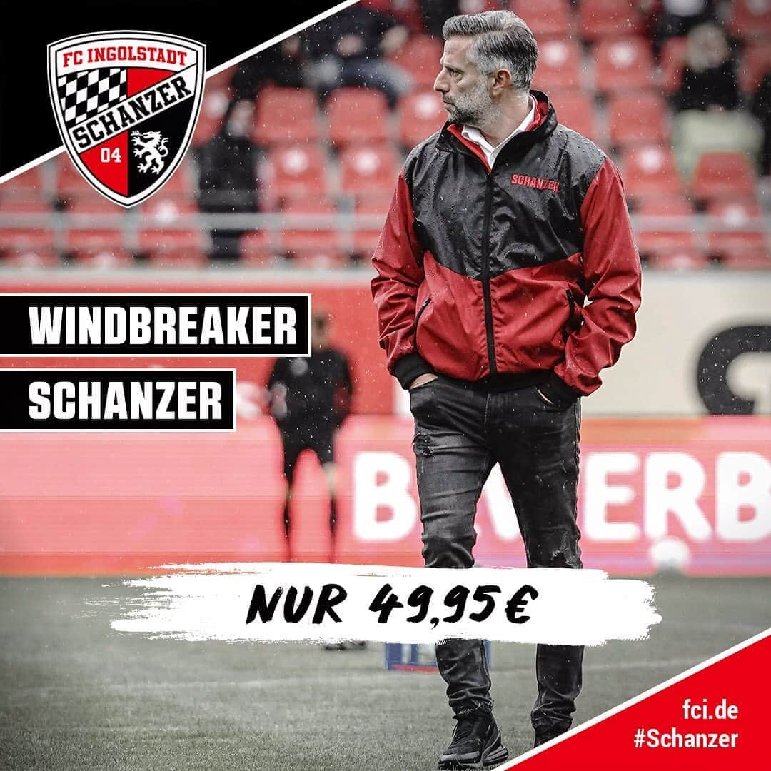 FCインゴルシュタット04さんのインスタグラム写真 - (FCインゴルシュタット04Instagram)「Gleiches Motto für Trainer & Jacke: Gegen alle Widerstände‼️👊 Der #Schanzer Windbreaker im Angebot 🛒⚫🔴 Einfach ins Bild klicken, den Link in der Bio nutzen oder über unsere Story zum Sale gelangen 😉📲 ___ Für welche FCI-Fans wäre der Windbreaker einfach das perfekte Geschenk?⤵️🗯 . .  #Instastyle #Instafashion #SchanzerStyle #Shop #Fanshop #Online #onlineshop #Schanzerfürimmer #Schanzerdassindwir #FCI #FCIngolstadt04 #FCIngolstadt #Ingolstadt #Merchandise #Merch #style #fashion #Kids #fußball #football #soccer #SchwarzRot #Fanartikel #Windbreaker #Wind #Coach」9月29日 22時19分 - dieschanzer