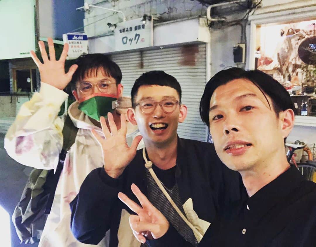 芦沢統人のインスタグラム：「昨日の素晴らしき会。 the chef cooks meのシモリョーくんと、岩井と。」