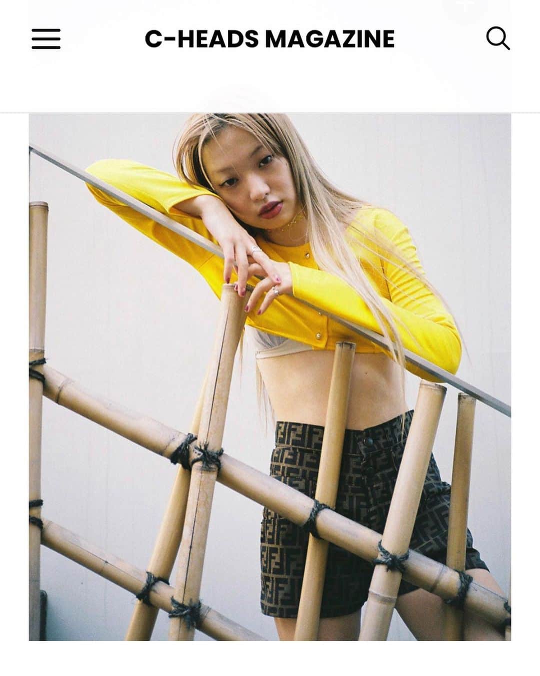 のインスタグラム：「New entry for my @cheadsmagazine journal featuring the lovely @mannanworld 💛 (Link in bio)」