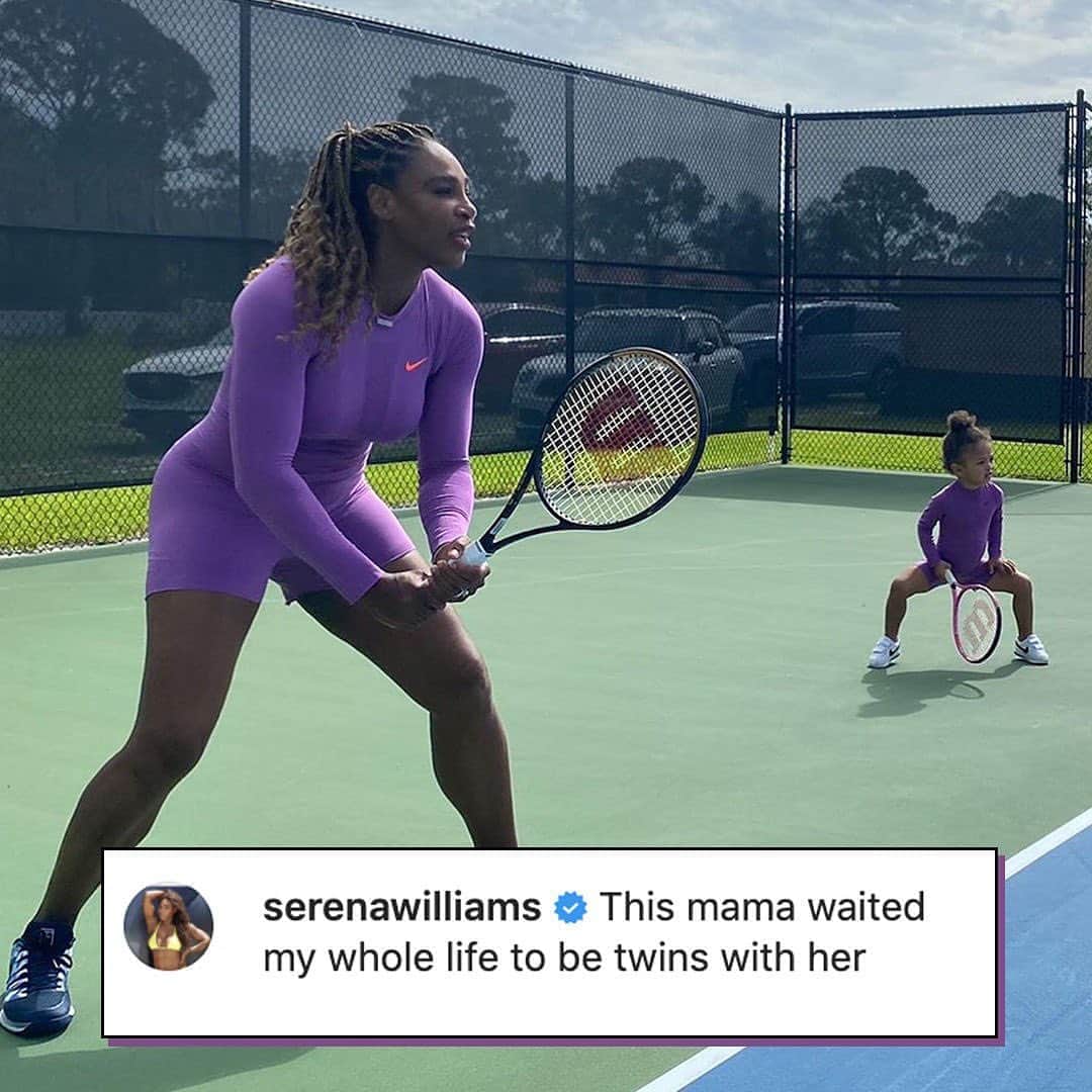 E! Onlineさんのインスタグラム写真 - (E! OnlineInstagram)「Proof Serena and Olympia always know how to game, set, MATCH. 😍(📷: @serenawilliams )」9月29日 22時32分 - enews