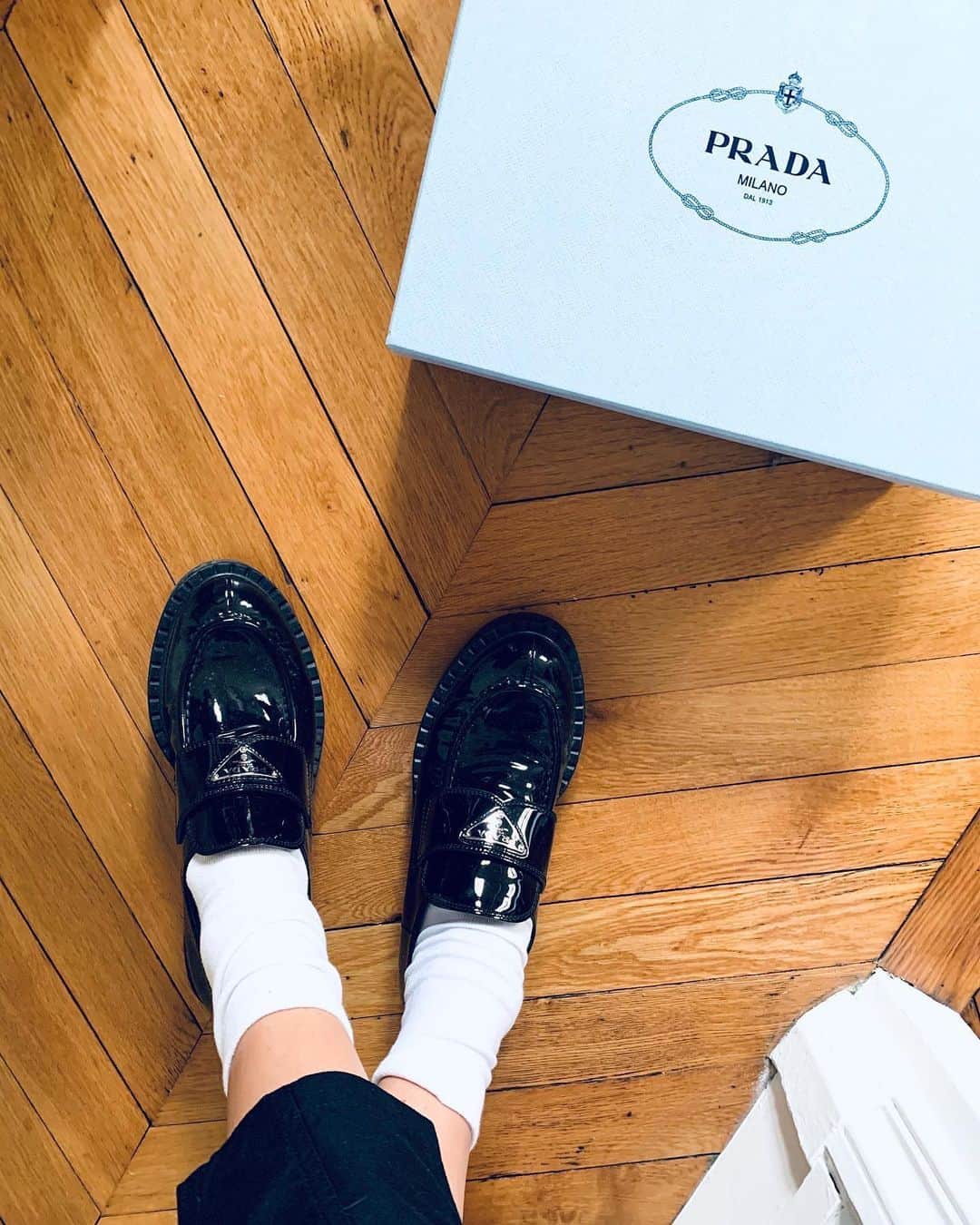 OPHELIEさんのインスタグラム写真 - (OPHELIEInstagram)「In love with my new babies #Prada #backtoschool #pfw」9月29日 23時02分 - ophelieguillermand