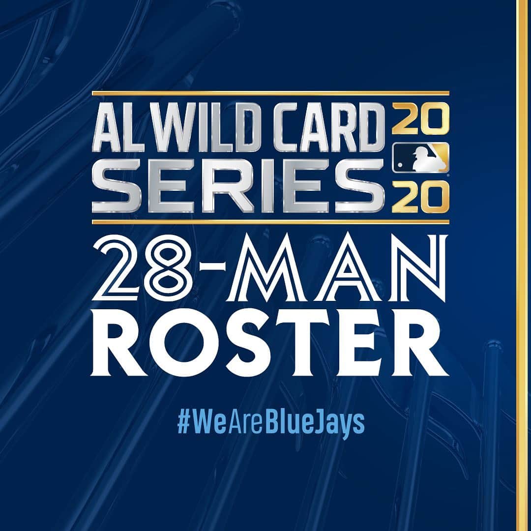 トロント・ブルージェイズさんのインスタグラム写真 - (トロント・ブルージェイズInstagram)「Let's do this! Presenting your AL Wild Card Series Roster! #WeAreBlueJays」9月29日 23時26分 - bluejays