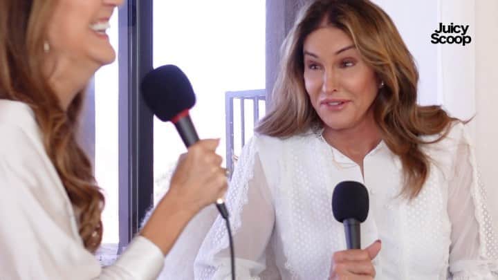 のインスタグラム：「Caitlyn Jenner is here!! What was the best part of this Juicy Scoop with @caitlynjenner ?   Episode is up anywhere you listen to podcasts.」