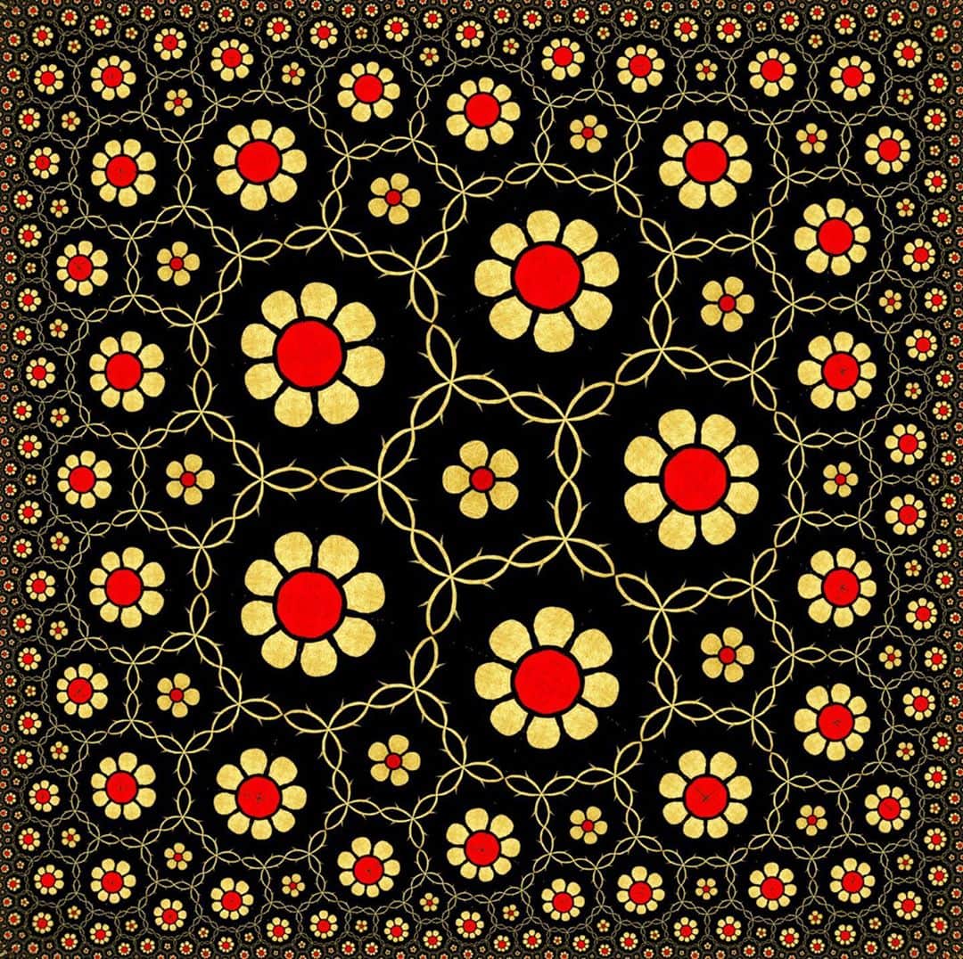 Seb Lesterさんのインスタグラム写真 - (Seb LesterInstagram)「New tests/studies. I really fancy turning stuff like this into a product, not sure what yet. Any ideas? Which companies should I approach? 🤔 Via @heraldicbeast cc @libertylondon #patterns #ornament #colours #heraldry #design」9月29日 23時46分 - seblester