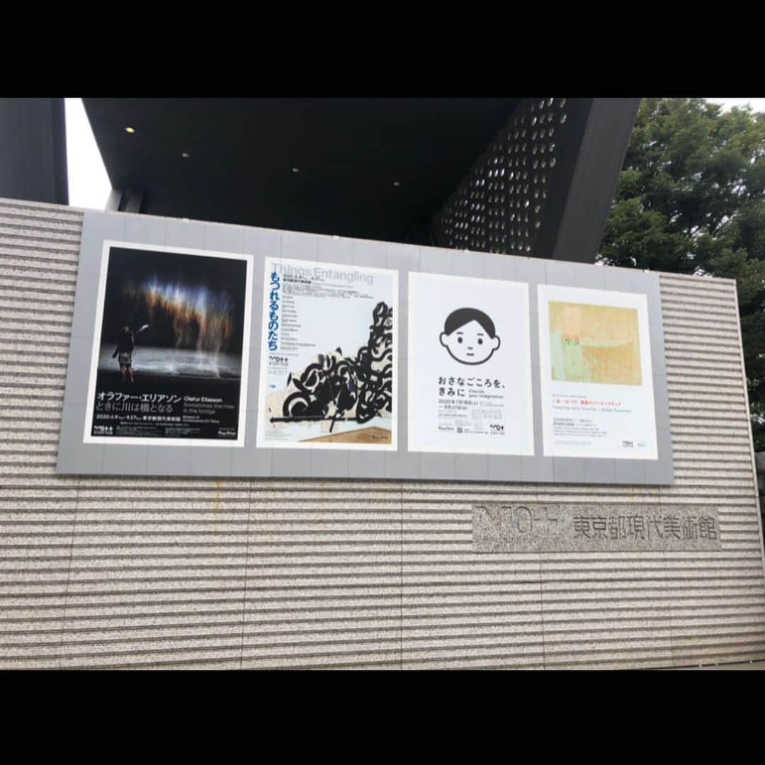 のインスタグラム：「・ ・ お友達と東京都現代美術館に行ってきました！ 全部素敵だった~(o^∀^o)❤︎」