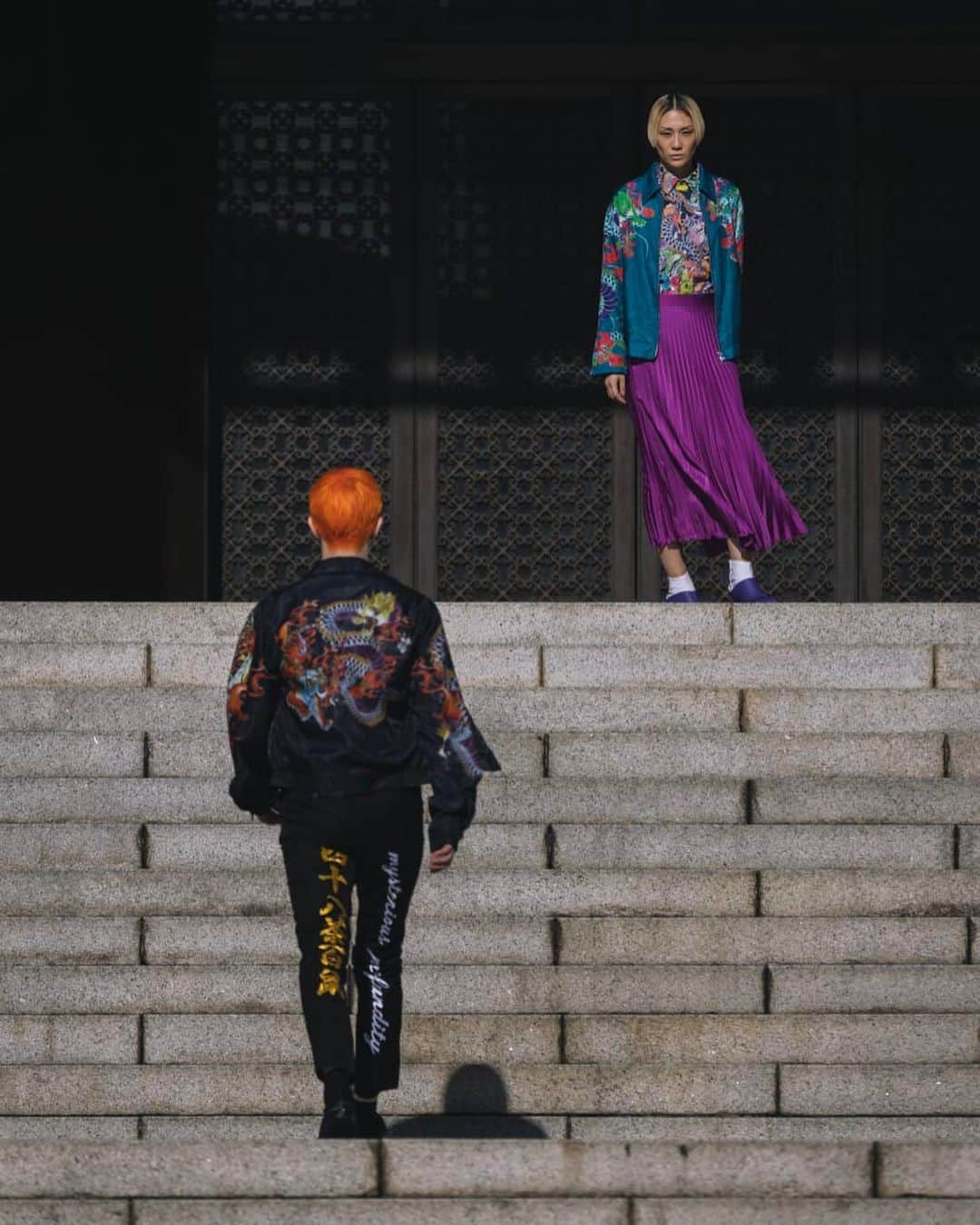 のインスタグラム：「#atsushinakashima #アツシナカシマ #増上寺 #milanfashionweek #mfw」