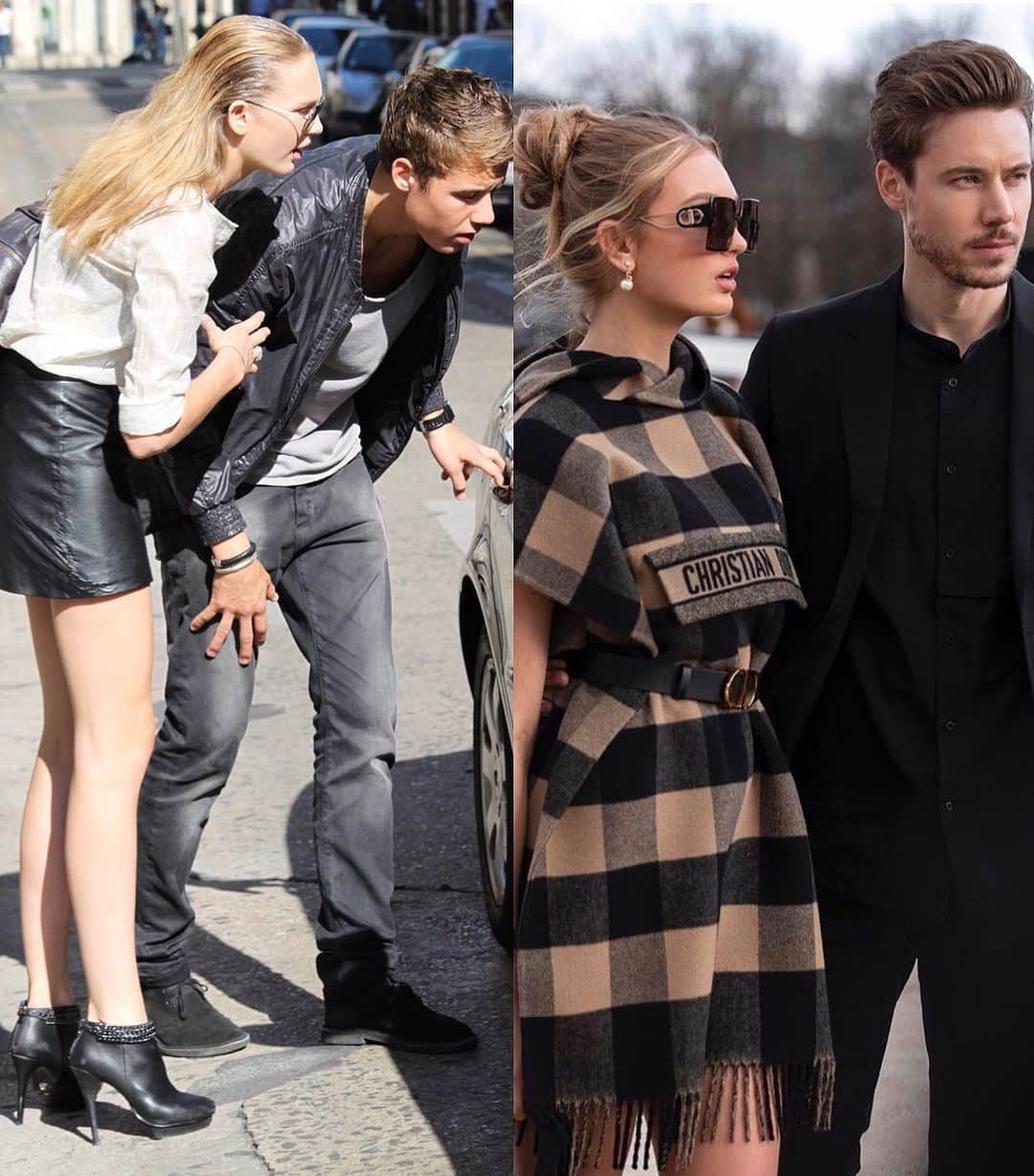 ロミー・ストリドのインスタグラム：「Throwback in honor of Fashion Week. 2011 VS 2020 🤍 Always by my side during these hectic times @laurensvleeuwen」