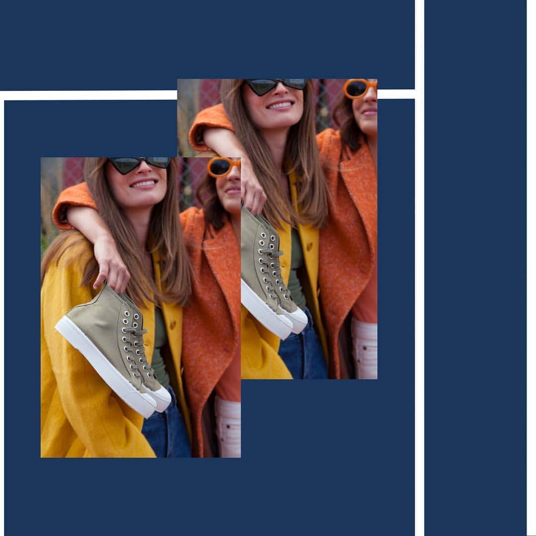 ベンシモンのインスタグラム：「Stella 💙 ​Les premiers jours de froid arrivent... c'est le moment de sortir nos nouvelles tennis ! ​Vous non plus vous n'aviez pas envie de laisser si tôt vos iconiques Bensimon ? On a pensé à tout... Un retour aux origines plus tard, une toile en coton renforcée et une semelle épaisse, la B79 est devenue la petite tennis indispensable de la rentrée. Alors plus d'excuse, on enfile nos Stella et notre jeans brut préféré et on file profiter des premières balades automnales ! 🍂 ​🇬🇧 Stella 💙 The first days of cold weather are coming... it's time to bring out our new tennis shoes! You didn't want to leave your iconic Bensimon so early either? We thought of everything... A return to the origins later, a reinforced cotton canvas and a thick sole, the B79 has become the ideal little tennis shoe for the new school year. So no more excuses, we put on our Stella and our favourite raw jeans and off we go to enjoy the first autumn rides! 🍂 ​#bensimon #tennis #new」