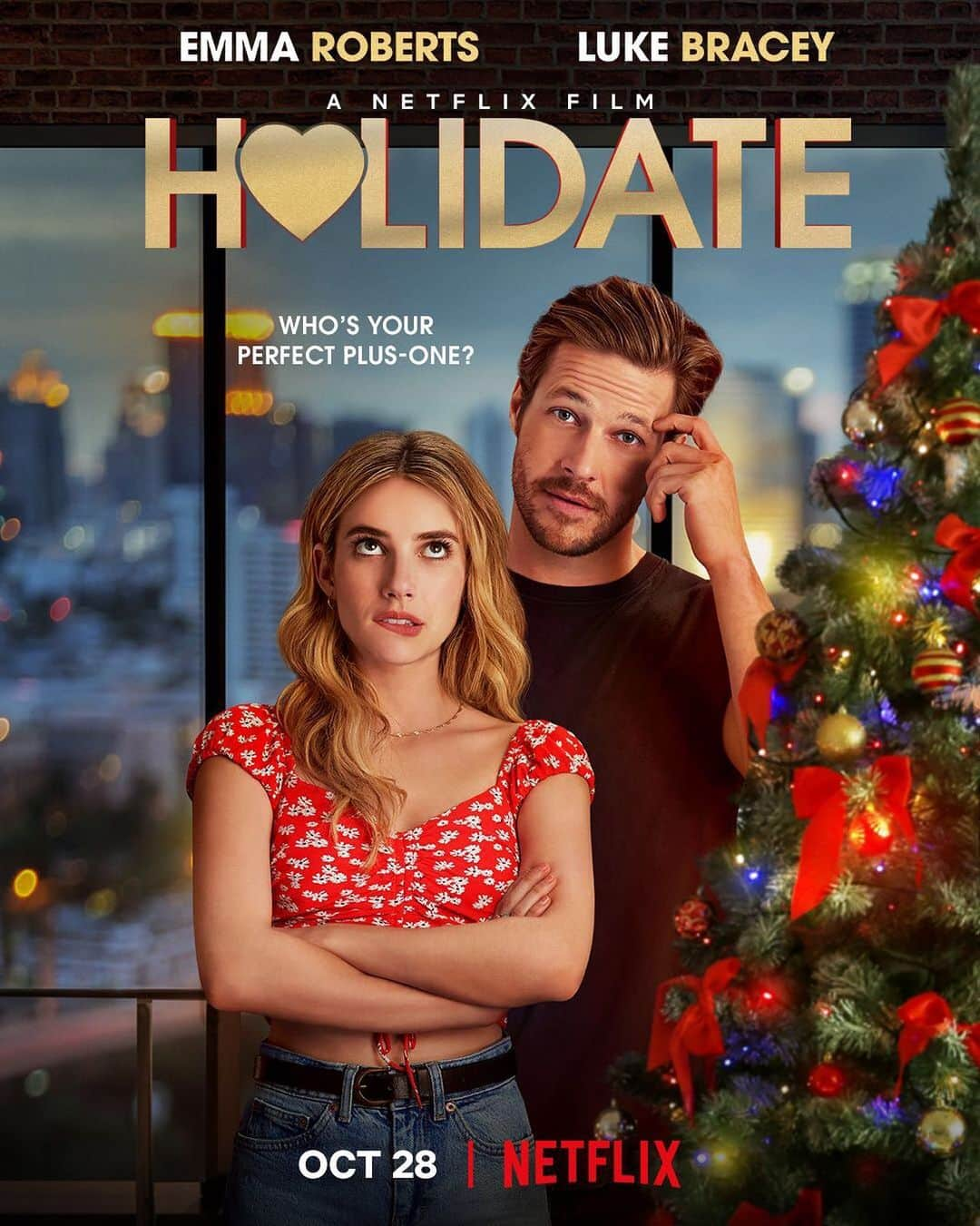 エマ・ロバーツさんのインスタグラム写真 - (エマ・ロバーツInstagram)「Get ready you guys!! You’re gonna love this one #holidate 🎁 You’ve never heard of a Holidate?  It’s the perfect plus-one!  That non-romantic friend who escorts you to an otherwise awkward holiday event when you don’t have a significant other.  Watch us all try to try to find romance this Holiday season in the hilarious HOLIDATE on October 28th only on Netflix.  #FindYourHolidate @Netflix @NetflixFilm」9月30日 1時25分 - emmaroberts