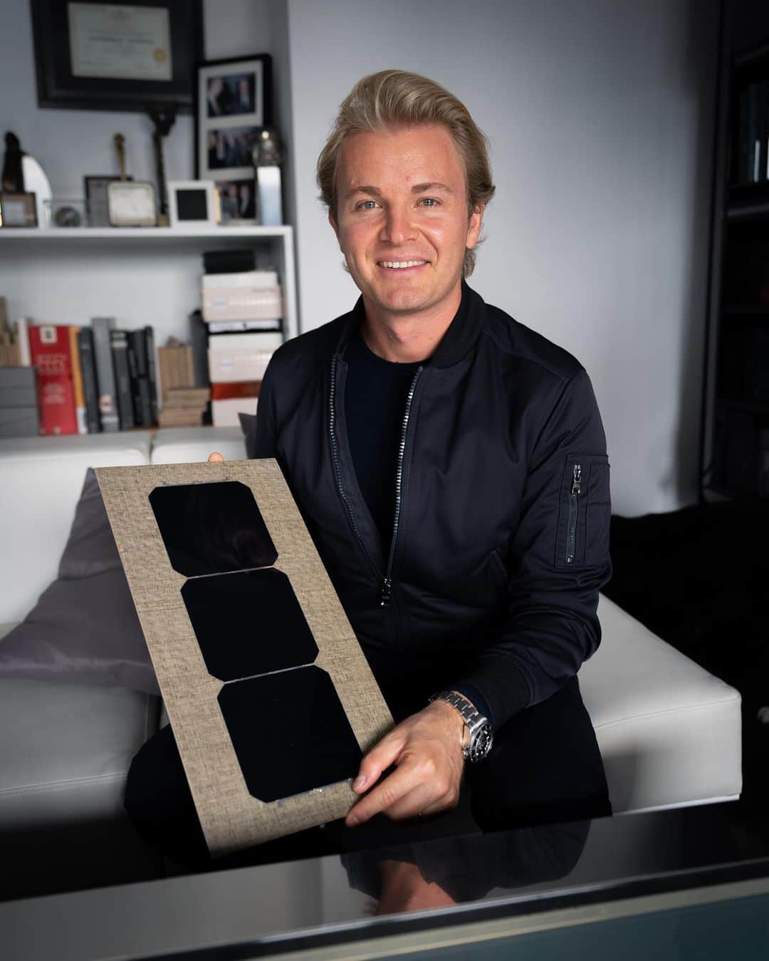 ニコ・ロズベルグのインスタグラム：「These solar panels on Sunreef's Eco Catamarans will have the power output of two generators. Producing up to 40 kwp/h with half weight: super efficient and energy saving! How amazing is that?  So exciting to visit @sunreefyachts shipyard in Poland – bringing together luxury tradition and sustainable technologies to innovate cruising. Stay tuned for my vlog from Gdansk!  #sunreef #sunreefxnico」