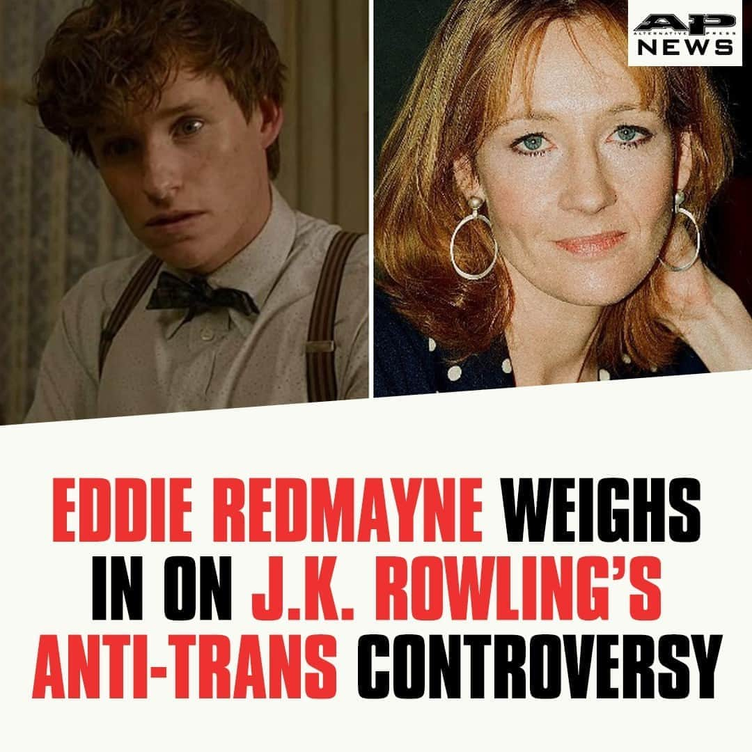 Alternative Pressさんのインスタグラム写真 - (Alternative PressInstagram)「‘@FantasticBeastsmovie’ star Eddie Redmayne further reveals where he stands with J.K. Rowling and her anti-trans comments backlash ⁠ LINK IN BIO⁠ .⁠ .⁠ .⁠ #fantasticbeasts #fantasticbeastsmovie #eddieredmayne #jkrowling #harrypotter #harrypotterfilms #altpress #alternativepress」9月30日 2時02分 - altpress