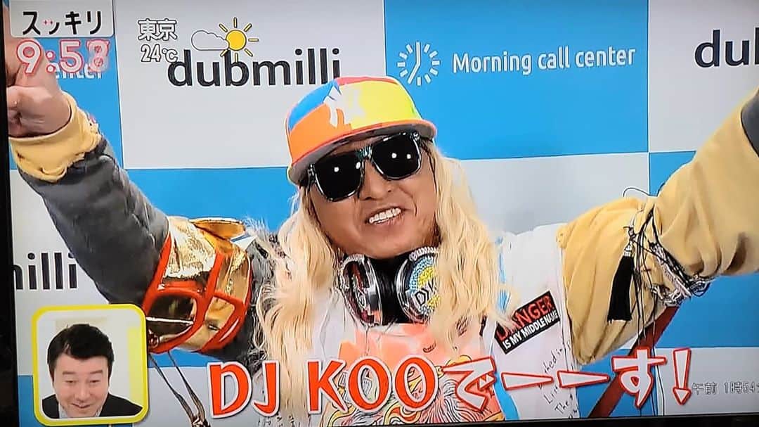 DJ KOOさんのインスタグラム写真 - (DJ KOOInstagram)「スッキリ！ありがとうございます！ 加藤さん、スッキリチームの皆さんホントやさしくて大好きスギです！   #スッキリ #加藤浩次 #モーニングコールセンター  #DJKOO」9月30日 2時05分 - dj_koo1019