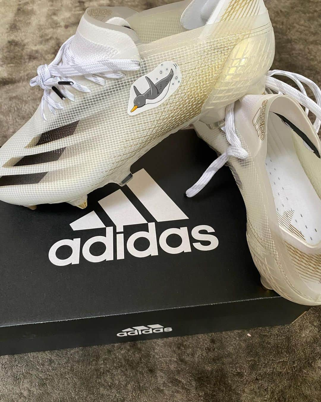 フレイザー・キャンベルのインスタグラム：「GIVEAWAY!  Like/RT this post to win a pair of my boots.  I’ll choose a winner and announce them on Friday 🥳✌🏾  Good luck, Terriers!」