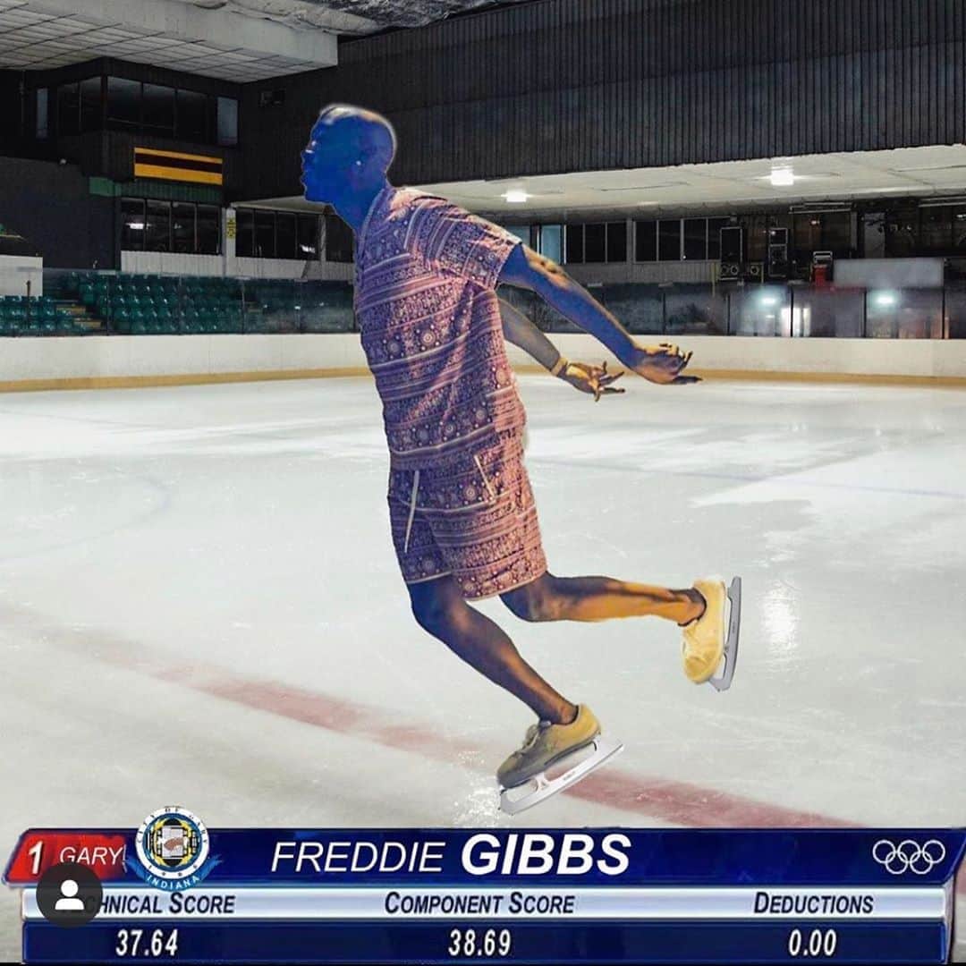 Freddie Gibbsのインスタグラム：「Y’all niggaz make one more of these I’m calling the police 😂😂😂😂 hey fuck U @spiceadams 😂 #ImputtinCasesOnAllUBitches」