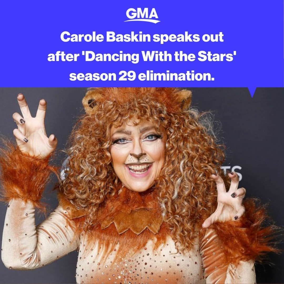 Good Morning Americaさんのインスタグラム写真 - (Good Morning AmericaInstagram)「Carole Baskin's reign as the "Tiger Queen" of @dancingabc season 29 has ended. Link in bio for more.  #DWTS」9月30日 4時00分 - goodmorningamerica