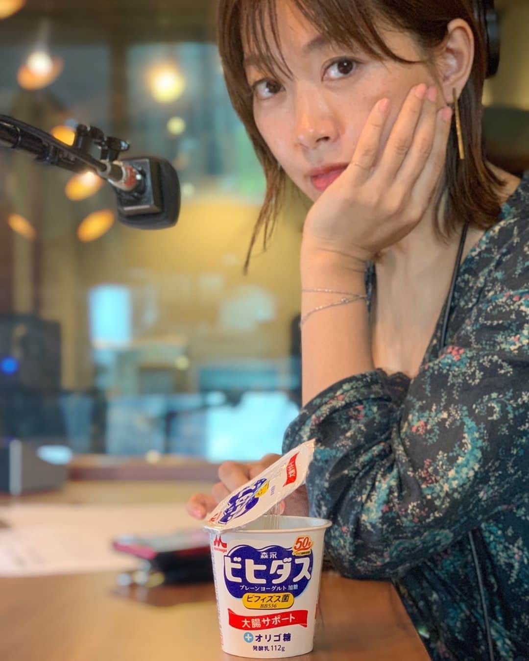 のインスタグラム：「☼𝙶𝚘𝚘𝚍 𝙼𝚘𝚛𝚗𝚒𝚗𝚐☼  朝食にヨーグルトを食べて 今日も一日 元気に過ごしましょう ฅ^•ﻌ•^ฅ  #森永乳業 #ヨーグルト #ビヒダス #朝食 #朝ごはん #腸活」