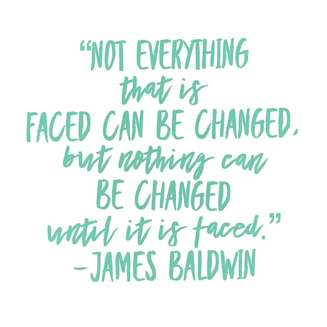 ブリアンナ・ブラウンのインスタグラム：「Love this one! 💜👊🏽  “Not everything that is faced can be changed, but nothing can be changed without being faced.” #jamesbaldwin #quotestoliveby #tuesdaythoughts」
