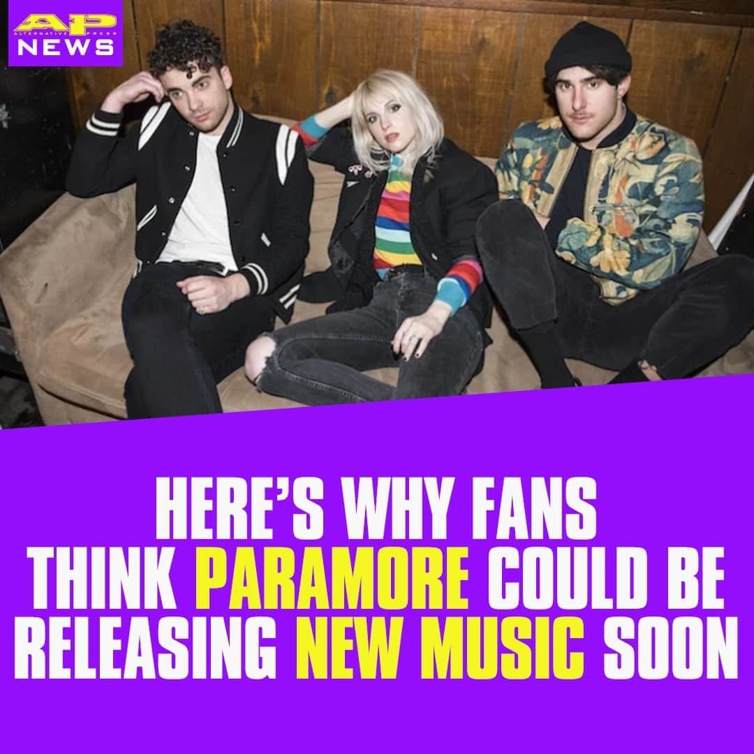 Alternative Pressさんのインスタグラム写真 - (Alternative PressInstagram)「Fans think @paramore may have subtly hinted that new music is on the way ⁠ LINK IN BIO⁠ .⁠ .⁠ .⁠ #paramore #paramorefantheory #paramoremusic #paramorenewmusic #altpress #alternativepress」9月30日 8時02分 - altpress