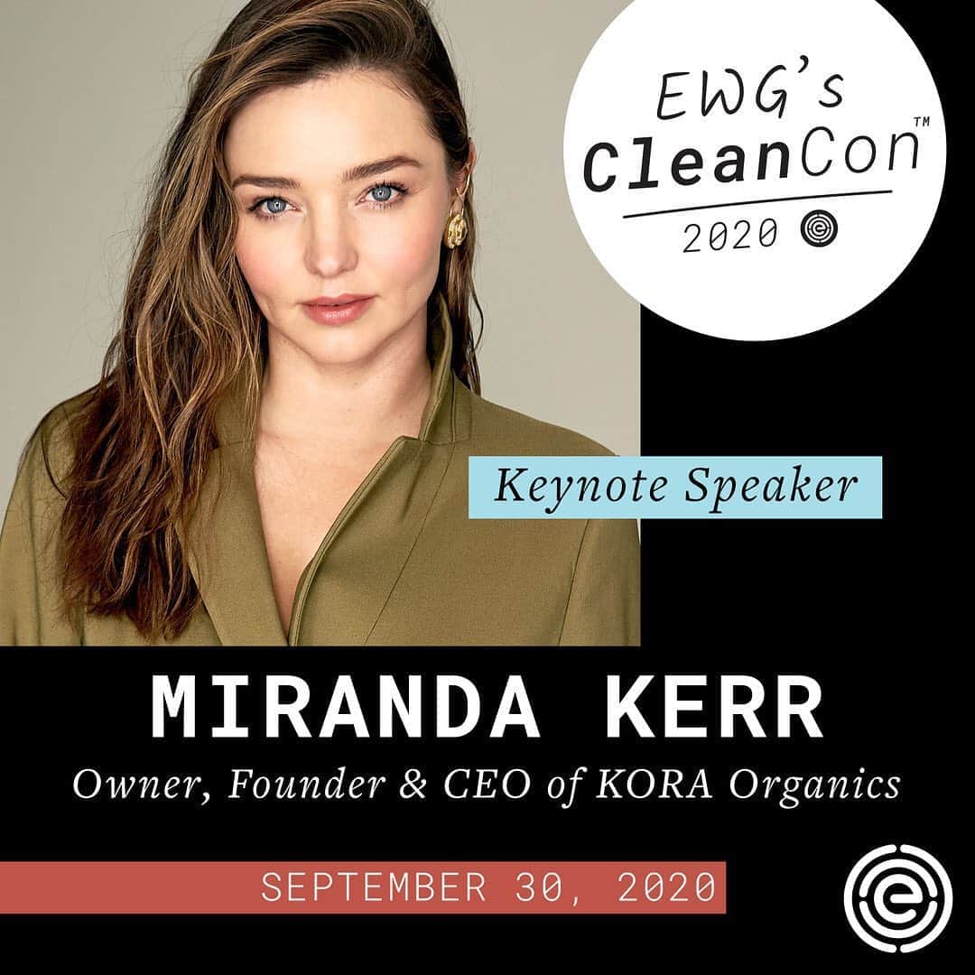 KORA Organicsさんのインスタグラム写真 - (KORA OrganicsInstagram)「Our Founder & CEO @mirandakerr is joining the @environmentalworkinggroup EWG 🌱 on September 30 2020 PST for a day packed with insights and recommendations from some of the biggest names in the clean beauty movement. 💖 Visit our link in bio for your digital pass so you can access conversations with innovators, entrepreneurs, influencers and scientists to learn what it means to be “clean” and how to take steps to activate your own clean future. ✨ #BeautyMadeBetter #EWG #ThePowerOfOrganic」9月30日 9時42分 - koraorganics