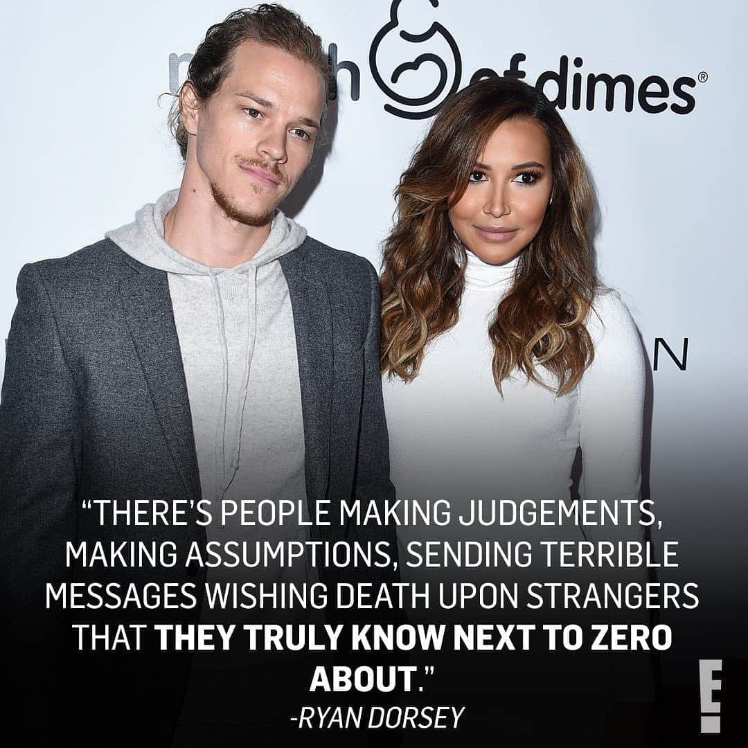 E! Onlineさんのインスタグラム写真 - (E! OnlineInstagram)「Naya Rivera's ex-husband, Ryan Dorsey, has slammed the "absurd" speculation surrounding his personal life and her sister. His emotional video is at the link in our bio. (📷: Getty)」9月30日 10時32分 - enews