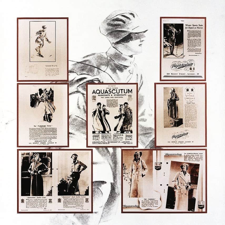 アクアスキュータムさんのインスタグラム写真 - (アクアスキュータムInstagram)「19世紀末までは紳士服のみを展開していたアクアスキュータムですが、1900年、時代の流れとともに淑女のためのファッショナブルで実用的なスーツのデザインをスタート。屋外での娯楽やドライブといった郊外での女性の活動に適したコレクションを最初に導入した一社でもありました。﻿  #aquascutum﻿ #アクアスキュータム #fashion #ファッション #style #スタイル #trenchcoat #トレンチコート」9月30日 11時00分 - aquascutum_japan