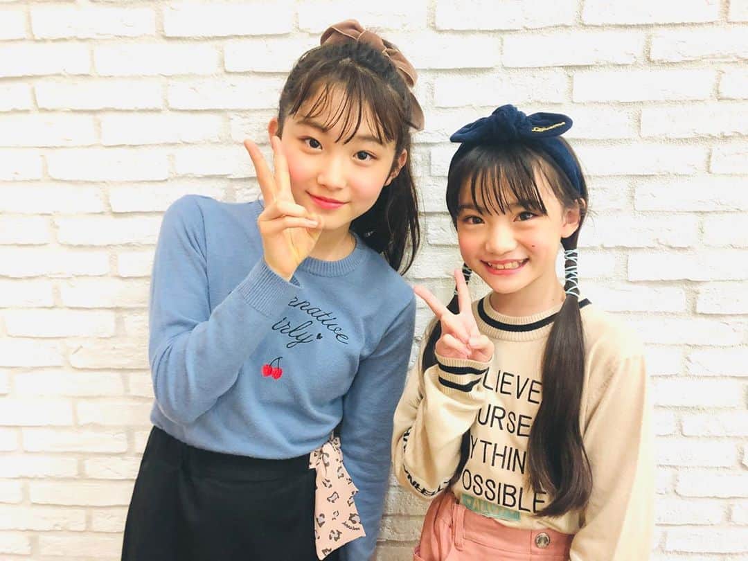 ニコ☆プチのインスタグラム：「🐾🐾 姉妹みたいなココあんにゃ🌷 なんの企画か分かるかな🦦⁇ . . #あんな  #井口虹姫」