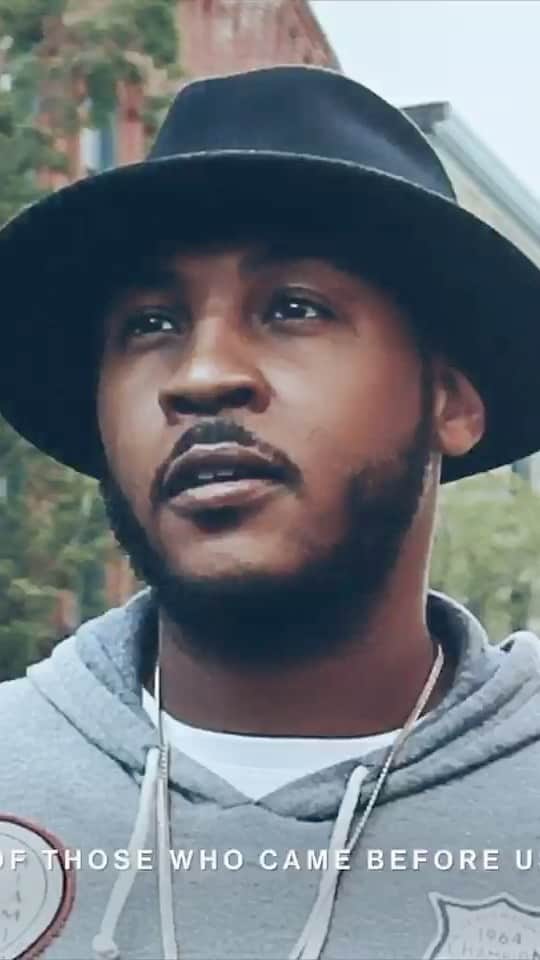 カーメロ・アンソニーのインスタグラム：「is us, the Black community.  And this is a moment for action, not just commitment. #jumpman」