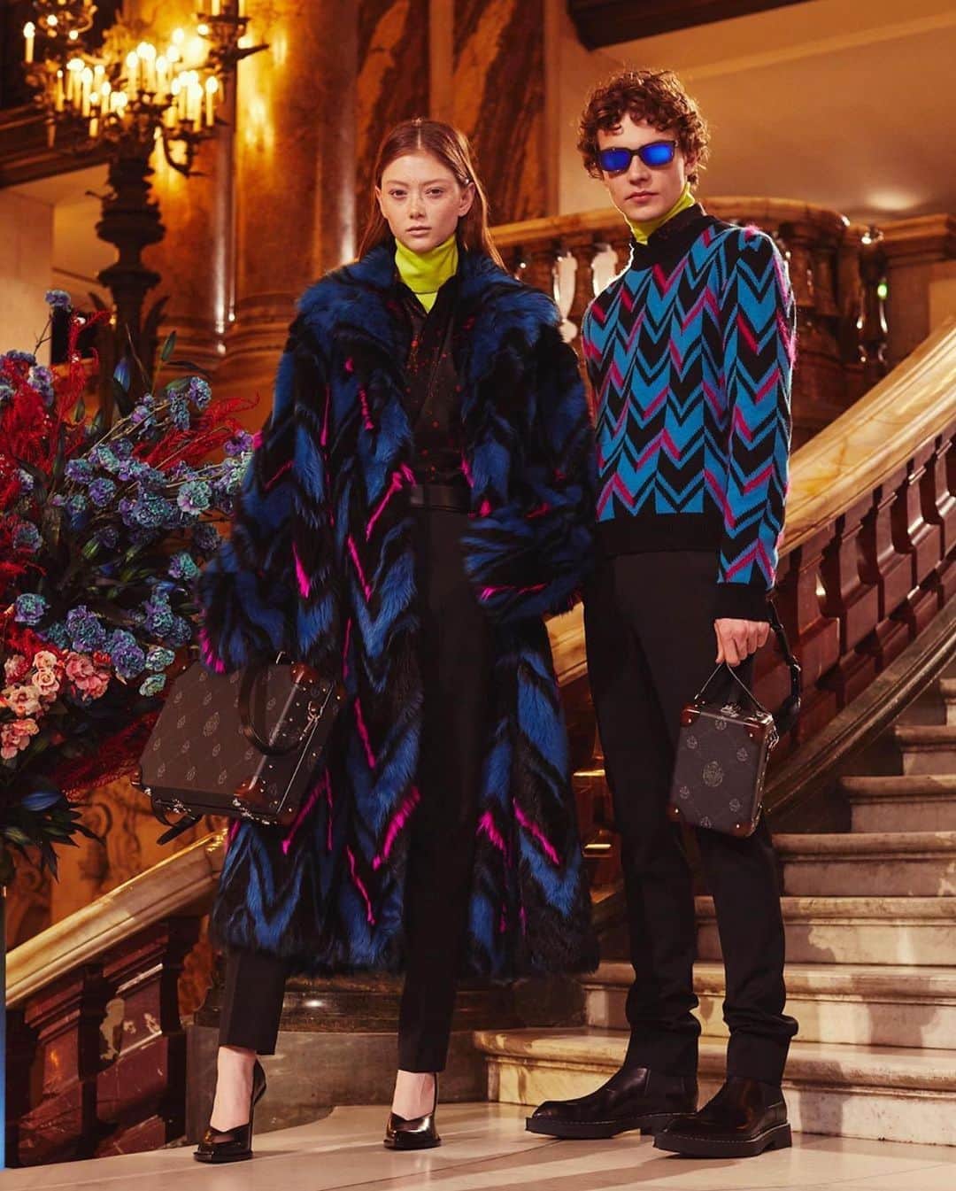クリスヴァンアッシュのインスタグラム：「FLASHING BACK / @BERLUTI WINTER 20-21 SHOW / OPERA GARNIER / IN STORE NOW  PHOTO @ronan_gallagher__  STYLING @mauricionardi  #berluti #krisvanassche」