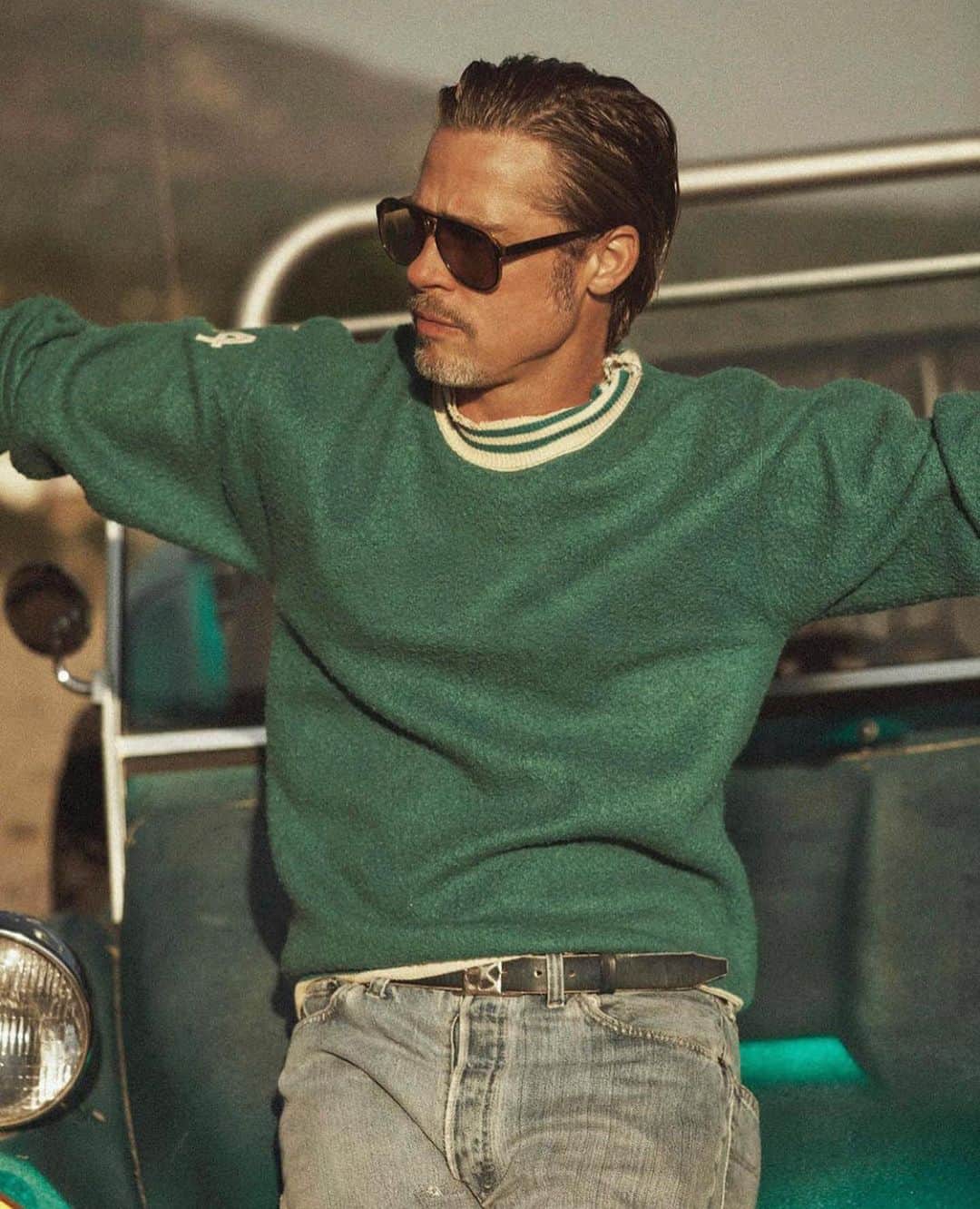 Men's Fashion Postさんのインスタグラム写真 - (Men's Fashion PostInstagram)「Brad Pitt by Lachlan Bailey for GQ」10月1日 0時04分 - mensfashionpost